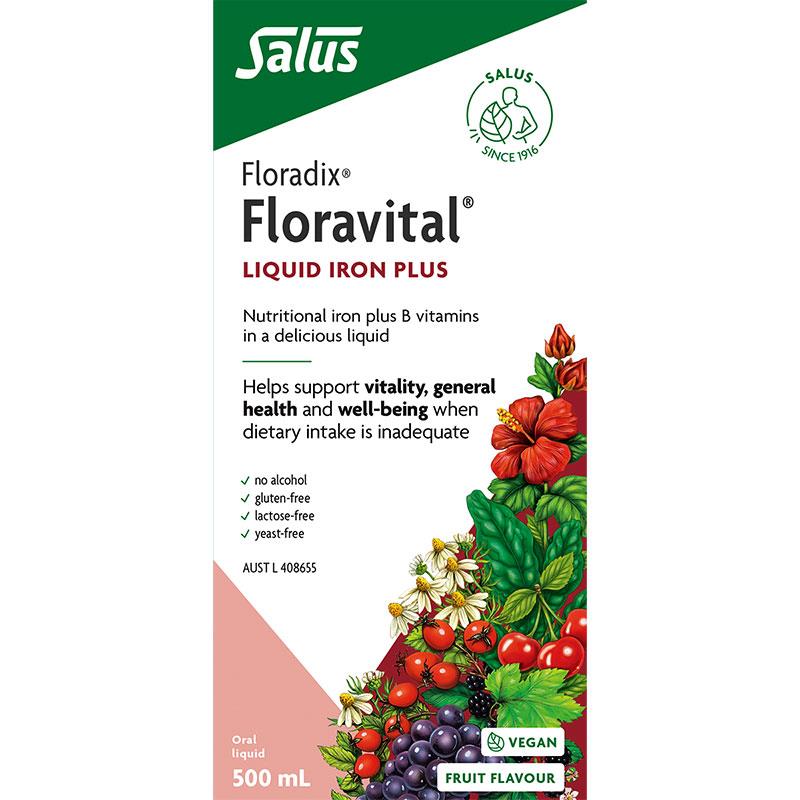 Dung dịch bổ sung sắt Floradix Floravital Liquid Iron Plus