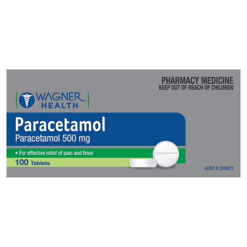 Viên uống giảm đau hạ sốt Wagner Health Paracetamol 500mg