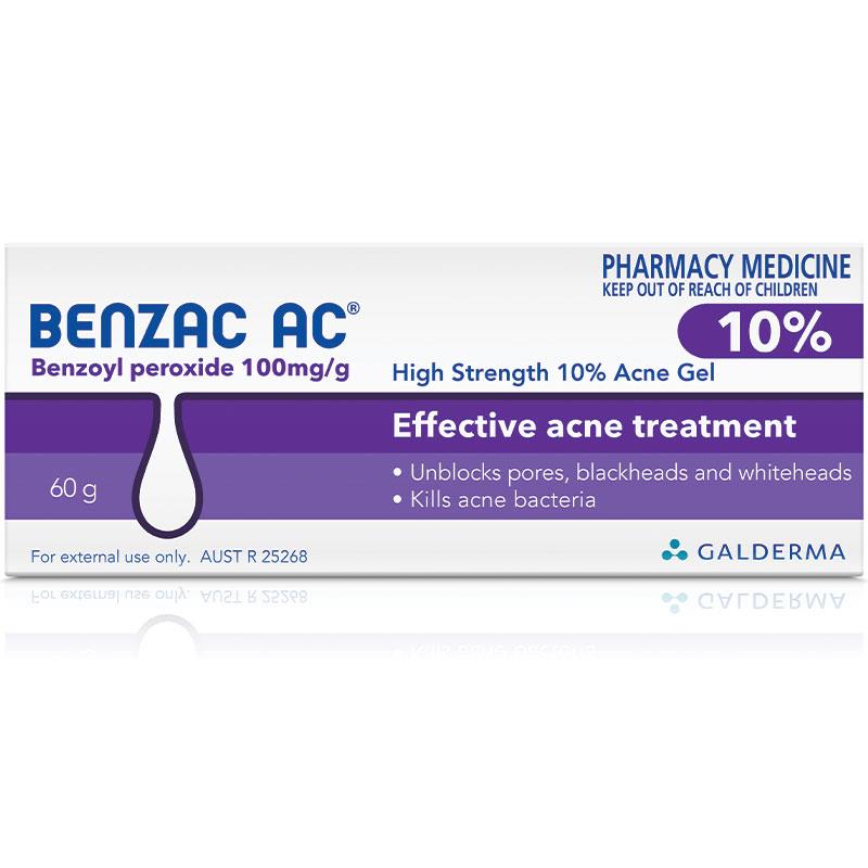 Gel trị mụn Benzac AC Gel 10% 60g