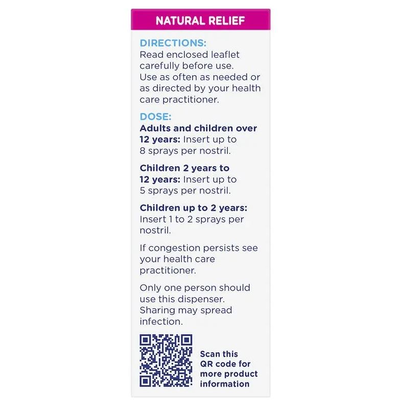 Dung dịch xịt mũi nước muối FLO Saline Plus Nasal Spray