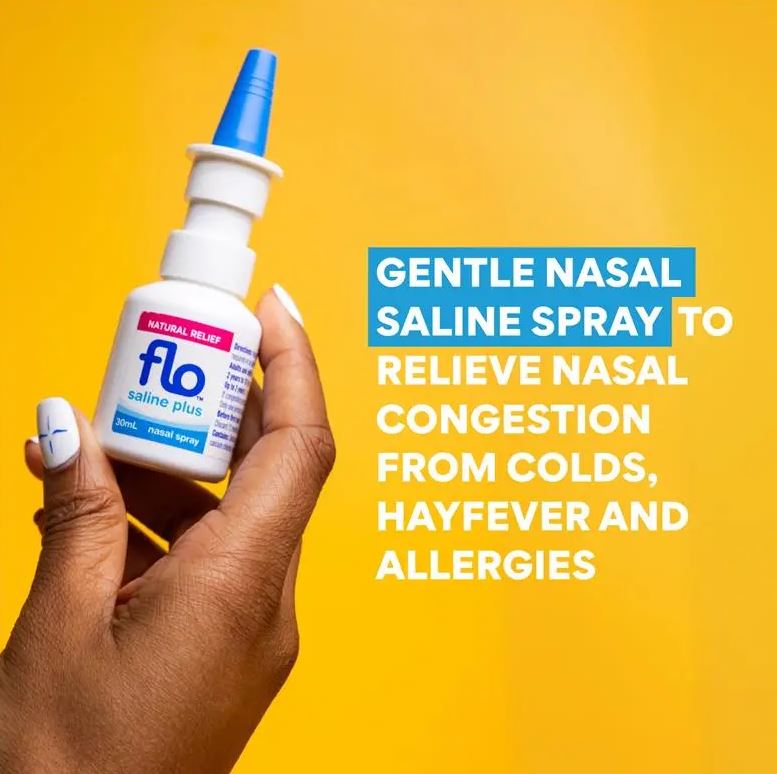 Dung dịch xịt mũi nước muối FLO Saline Plus Nasal Spray
