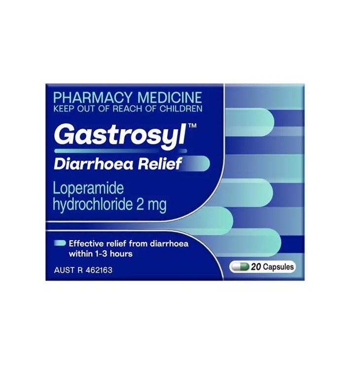 Viên uống cầm tiêu chảy Gastrosyl Loperamide Hydrochloride 2mg