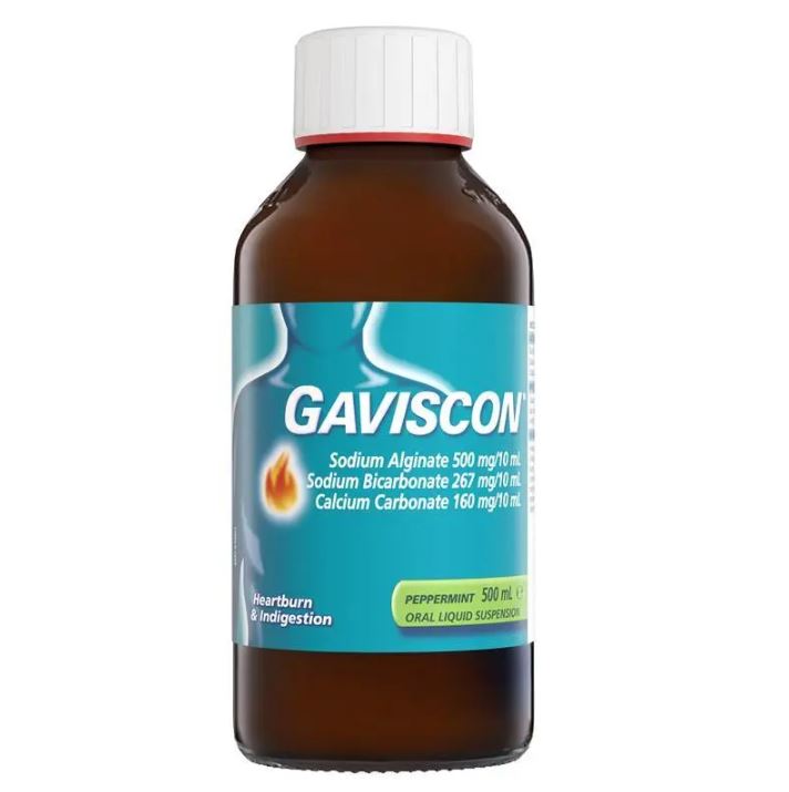 Gaviscon Peppermint Liquid Heartburn & Indigestion Relief