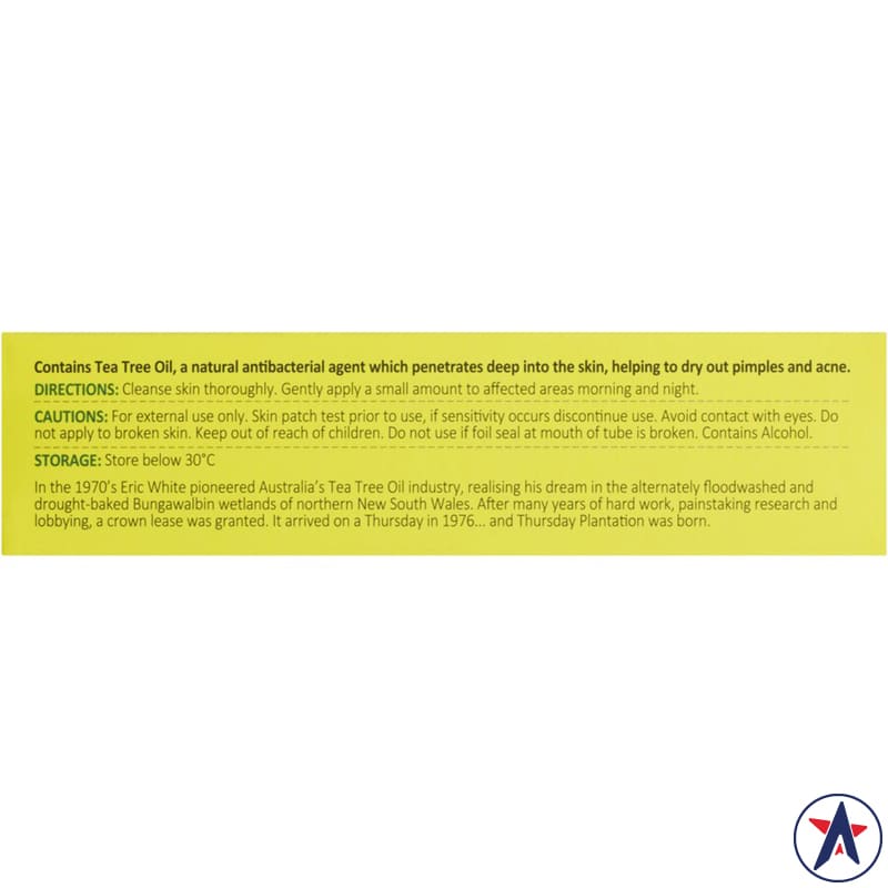 Gel chấm mụn Thursday Plantation Tea Tree Medicated Gel Acne 25g