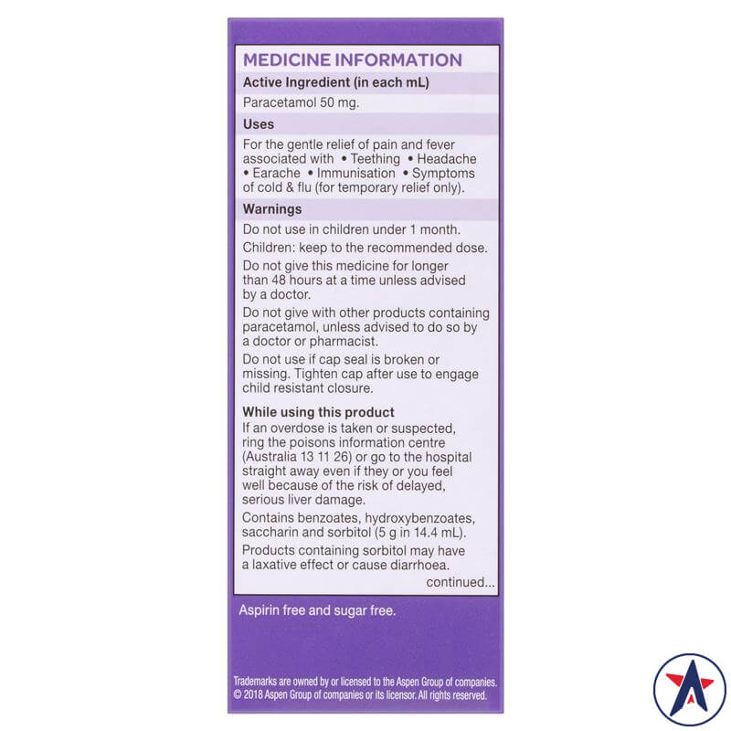 Giảm đau hạ sốt cho bé từ 1 tháng đến 2 tuổi vị dâu Dymadon for Babies Strawberry 60ml