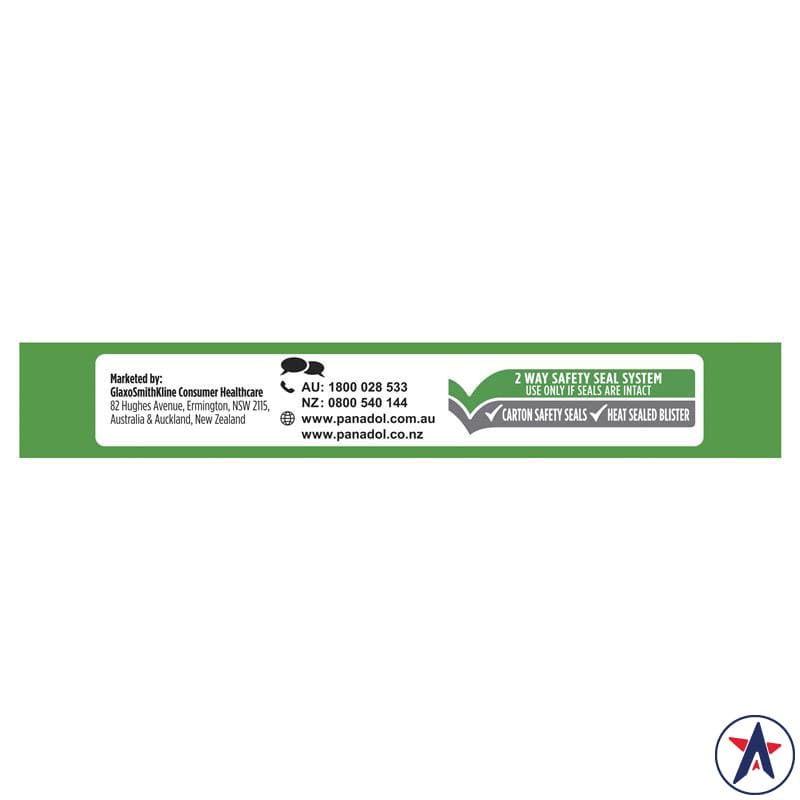 Giảm đau hạ sốt Panadol with Optizorb Paracetamol 500mg viên tròn