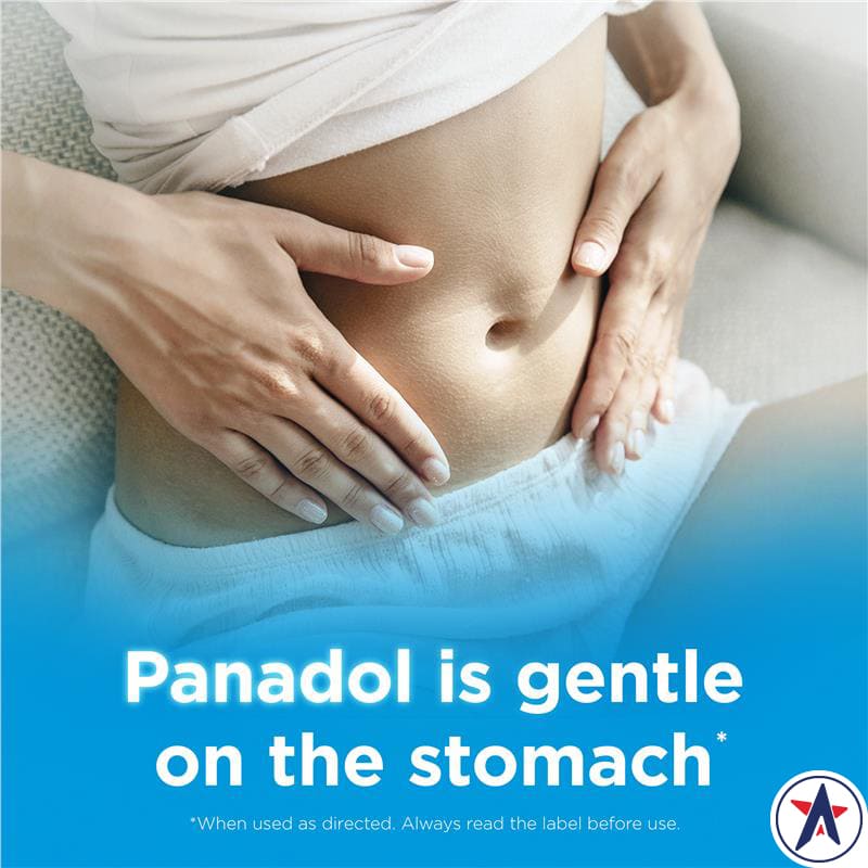 Giảm đau hạ sốt Panadol with Optizorb Paracetamol 500mg viên tròn