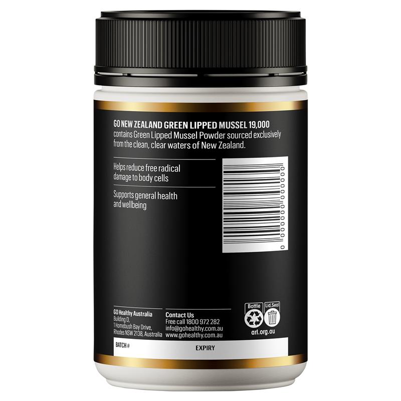 Viên uống Go Healthy Mussel NZ Green Lipped 19000mg 100 viên
