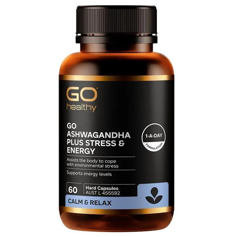 Viên uống Go Healthy Ashwagandha Plus Stress & Energy 1 A Day