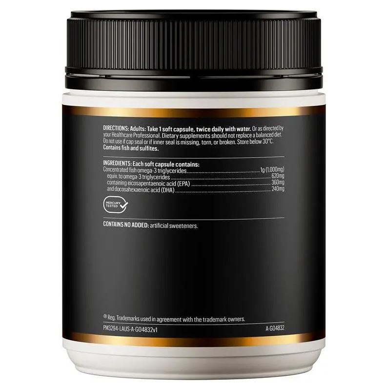 Dầu cá không mùi Go Healthy Fish Oil 2000 Compact Odourless 230 viên