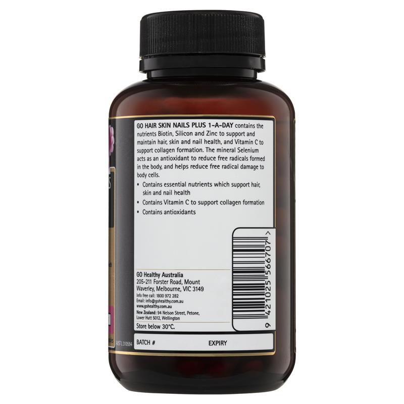 Viên uống Go Healthy Hair Skin Nails Plus 1 A Day 100 viên