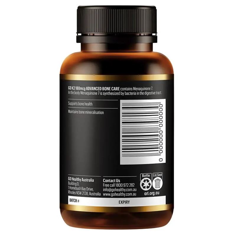 Viên uống bổ xương GO Healthy Go K2 180mcg Advanced Bone Care 30 viên