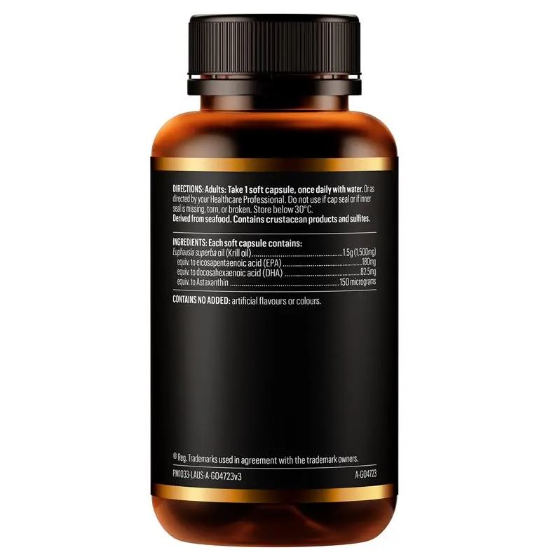 Viên uống dầu nhuyễn thể Go Healthy Krill Oil 1500mg 60 viên