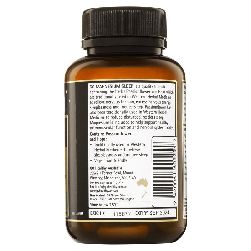 Viên uống Go Healthy Magnesium Sleep 60 viên