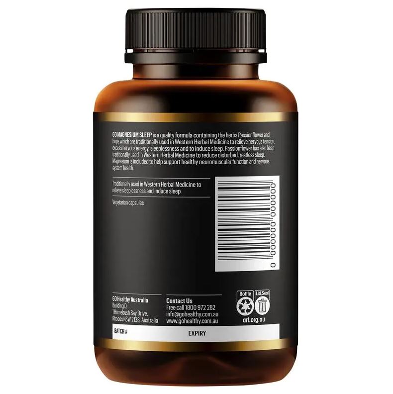 Viên uống Go Healthy Magnesium Sleep 60 viên