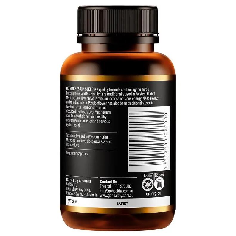Viên uống Go Healthy Magnesium Sleep 60 viên
