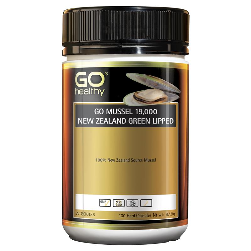 Viên uống Go Healthy Mussel NZ Green Lipped 19000mg 100 viên