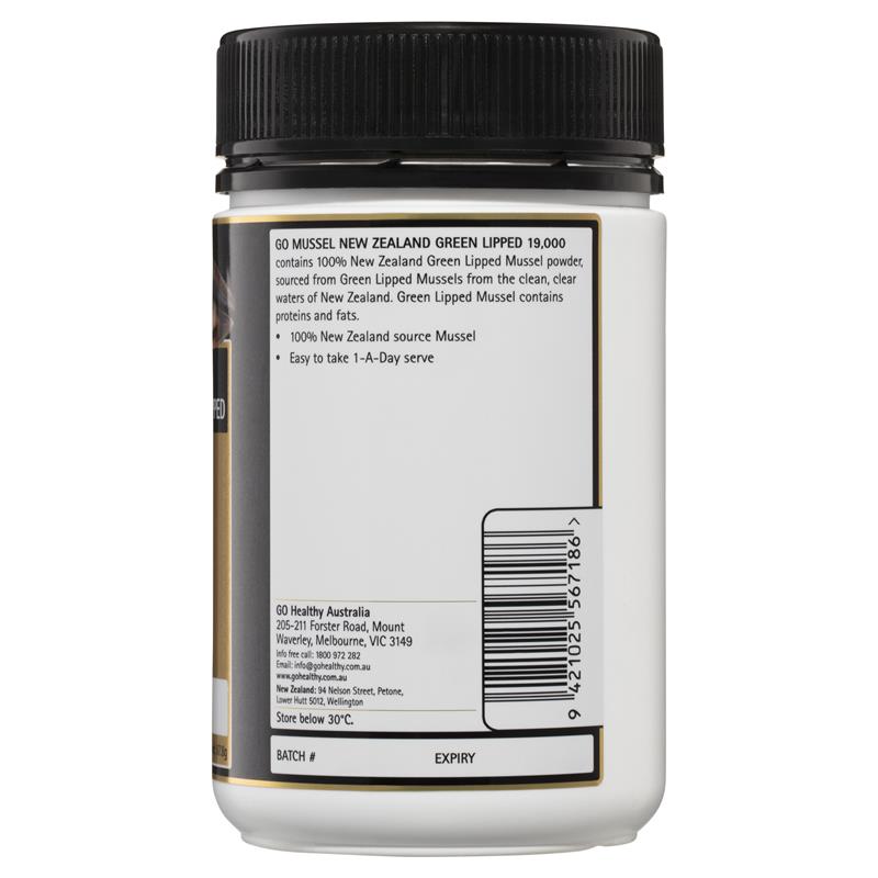 Viên uống Go Healthy Mussel NZ Green Lipped 19000mg 100 viên