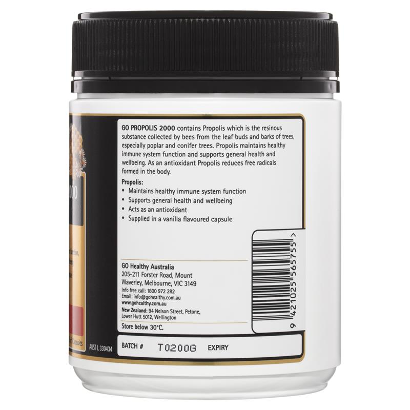 Viên uống keo ong Go Healthy Propolis 2000mg 200 viên