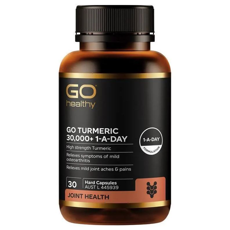 Viên uống tinh chất nghệ GO Healthy Go Turmeric 30,000+ 1-A-Day 60 viên