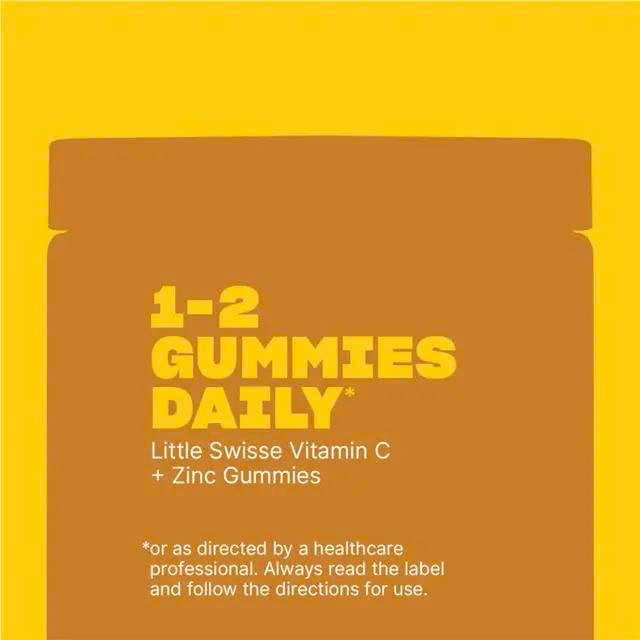 Kẹo dẻo tăng đề kháng cho bé Little Swisse Vitamin C + Zinc