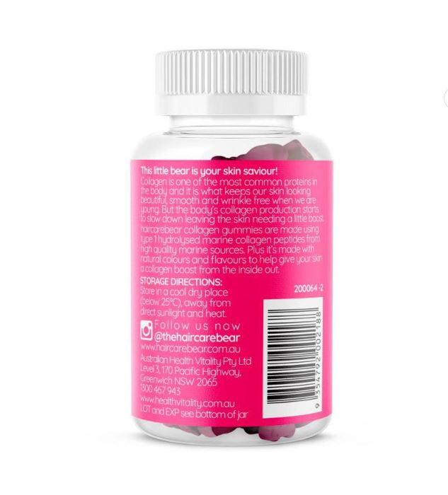 Kẹo dẻo Haircarebear Collagen Gummies 50 viên