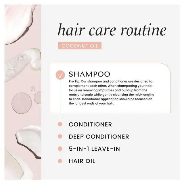 Dầu gội dưỡng ẩm tóc Hask Coconut Oil Nourishing Shampoo 355ml