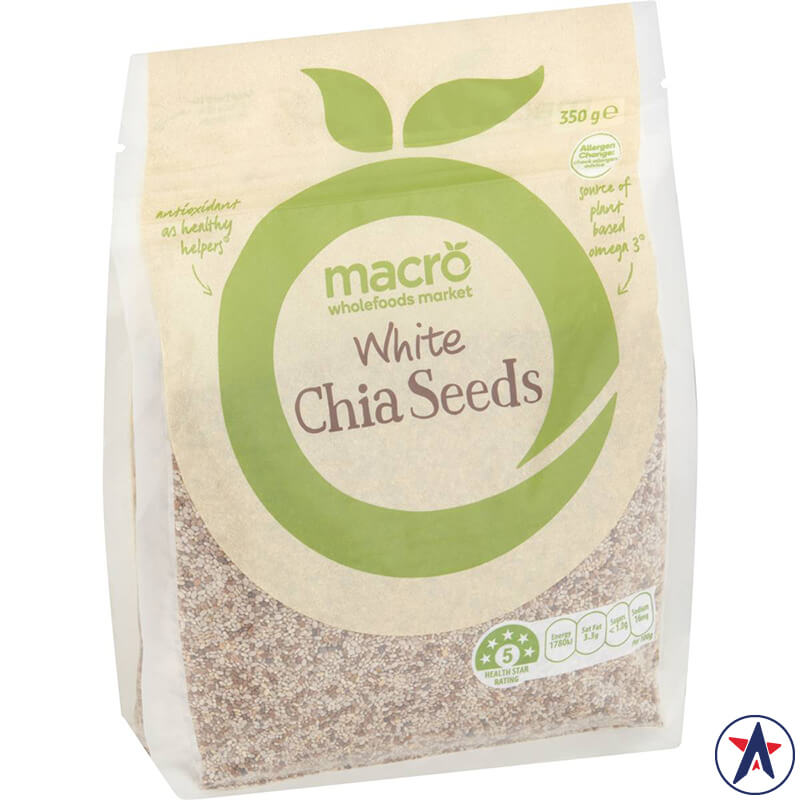 Hạt chia trắng Macro White Chia Seeds 350g | Australia Mart - Ausmart.vn