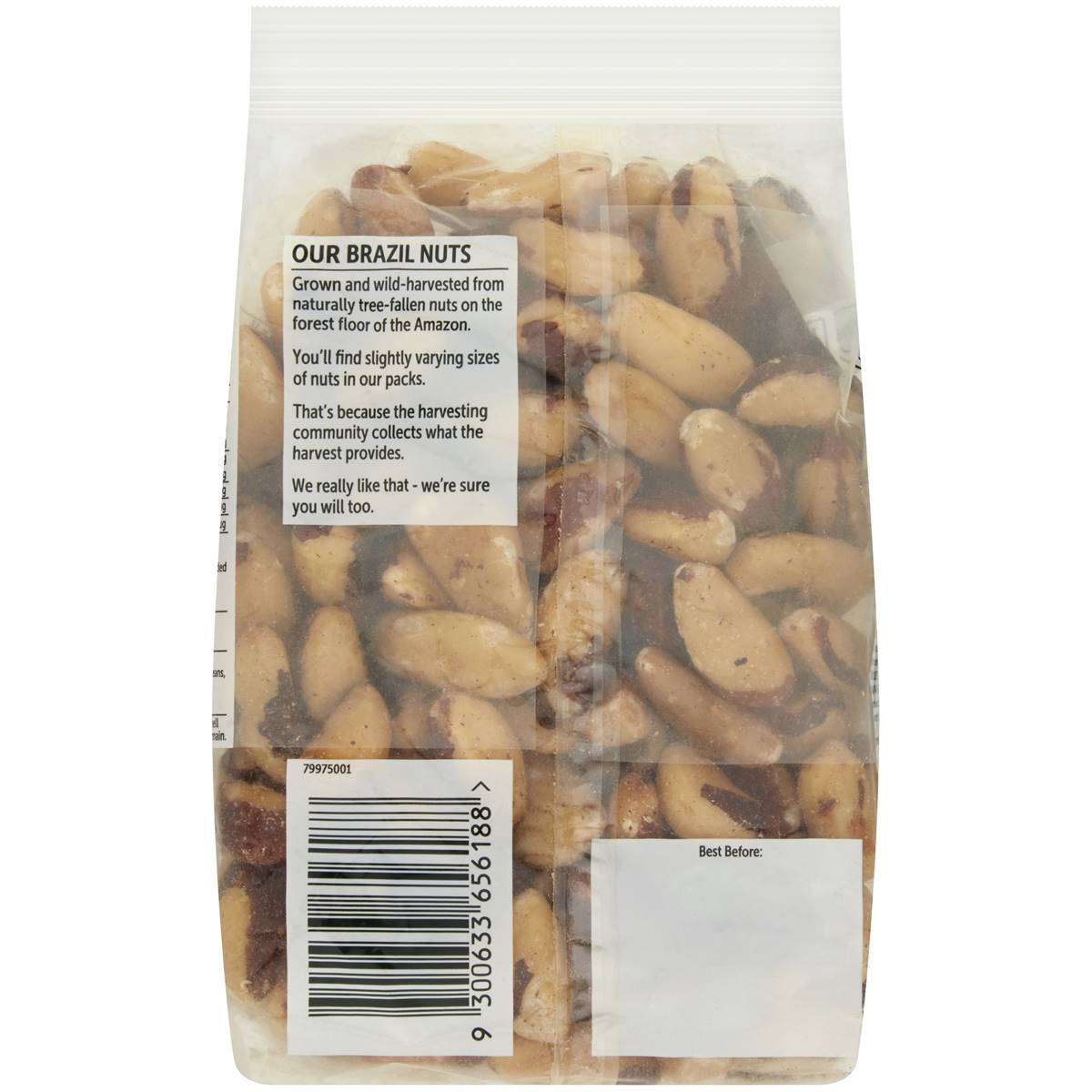 Hạt hạch Brazil Raw Nuts Woolworths 400g | Xuất xứ Úc (Australia)