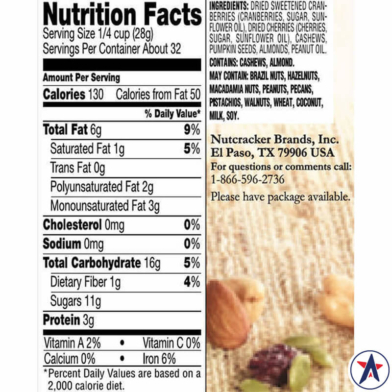 Hạt hỗn hợp Hoody’s Harvest Grove Trail Mix 907g