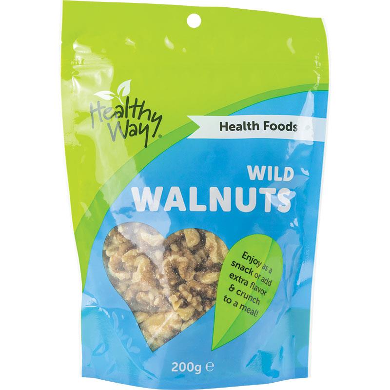 Hạt óc chó tách vỏ Healthy Way Wild Walnuts 200g | Mua hàng Úc tại Ausmart