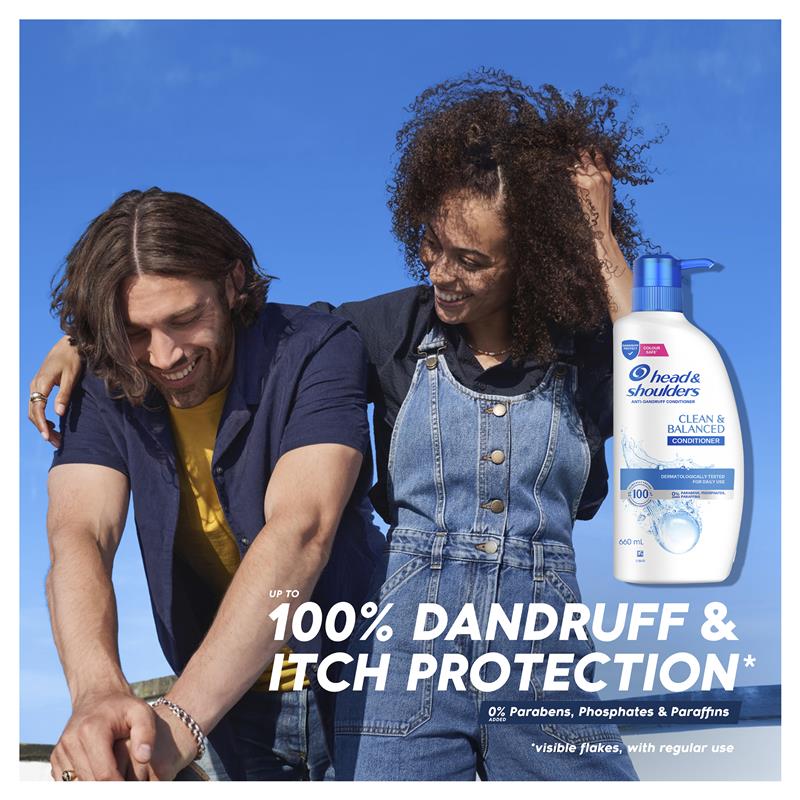 Dầu xả Head & Shoulders Clean & Balanced mềm mượt tóc