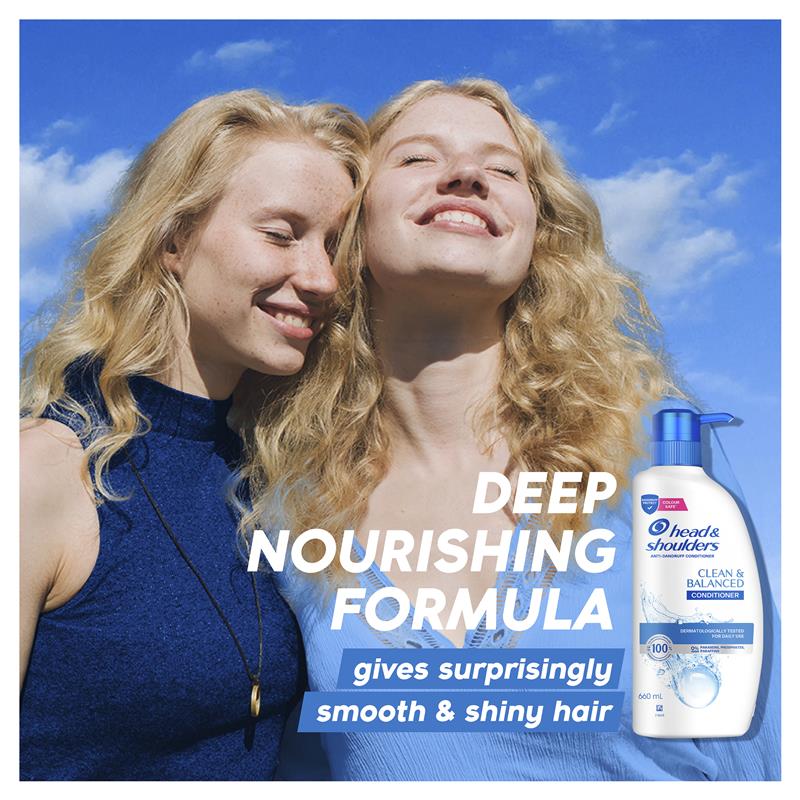 Dầu xả Head & Shoulders Clean & Balanced mềm mượt tóc