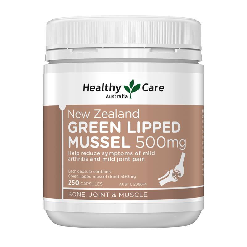 Viên uống Healthy Care New Zealand Green Lipped Mussel bổ xương khớp