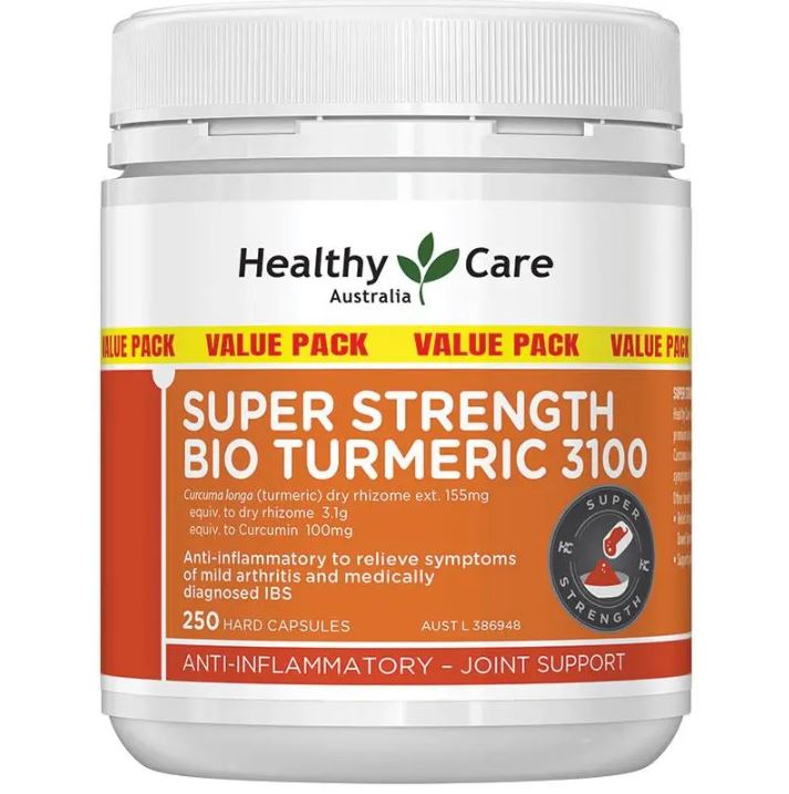 Healthy Care Turmeric 3100mg tinh chất nghệ của Úc