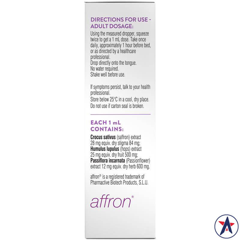 Hỗ trợ giấc ngủ nhụy hoa nghệ tây Swisse Ultiboost Saffron + Sleep Drops 30ml