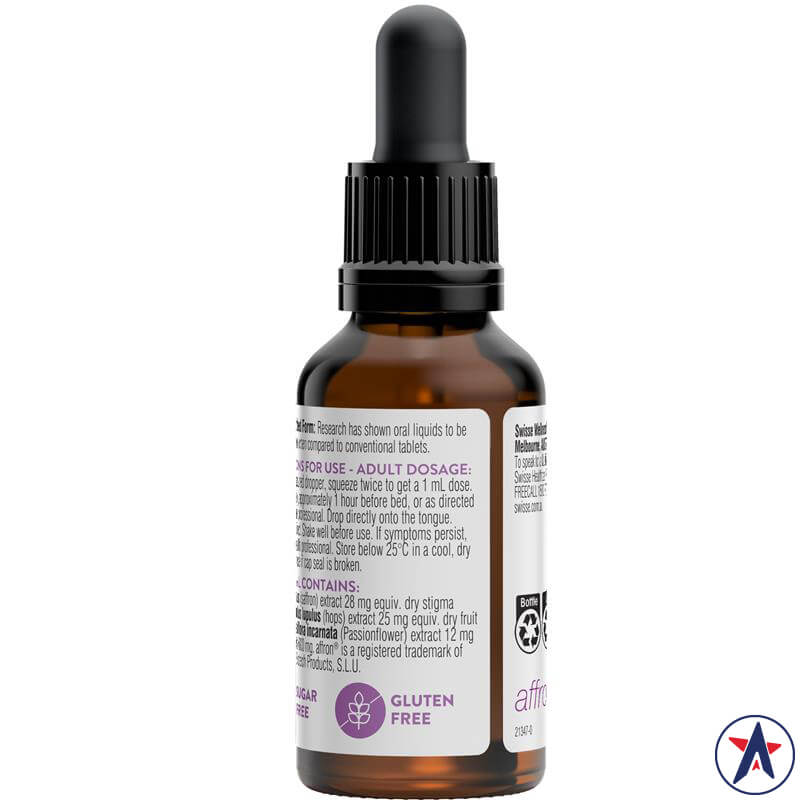 Hỗ trợ giấc ngủ nhụy hoa nghệ tây Swisse Ultiboost Saffron + Sleep Drops 30ml