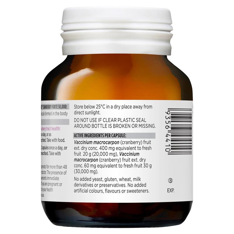 Blackmores Cranberry Forte 50000mg hỗ trợ đường tiết niệu