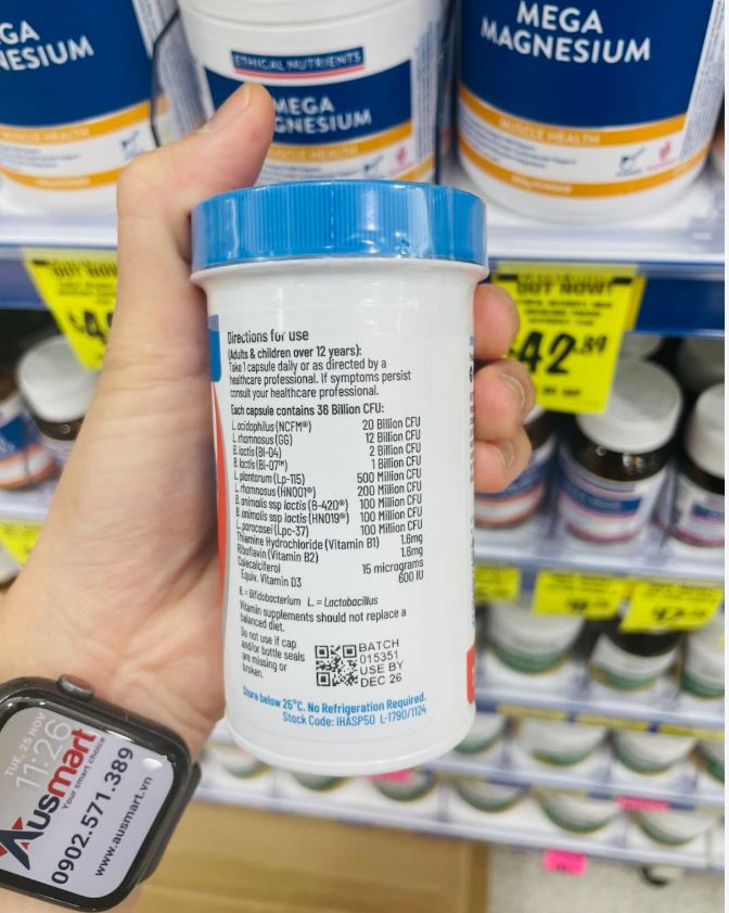 Men vi sinh đa chủng Inner Health Advanced Spectrum Probiotic