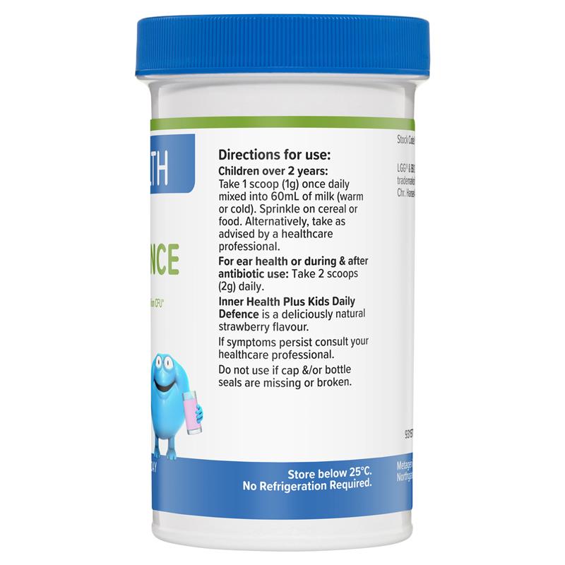 Men vi sinh hỗ trợ miễn dịch cho bé Inner Health Plus Kids Daily Defence Powder 60g