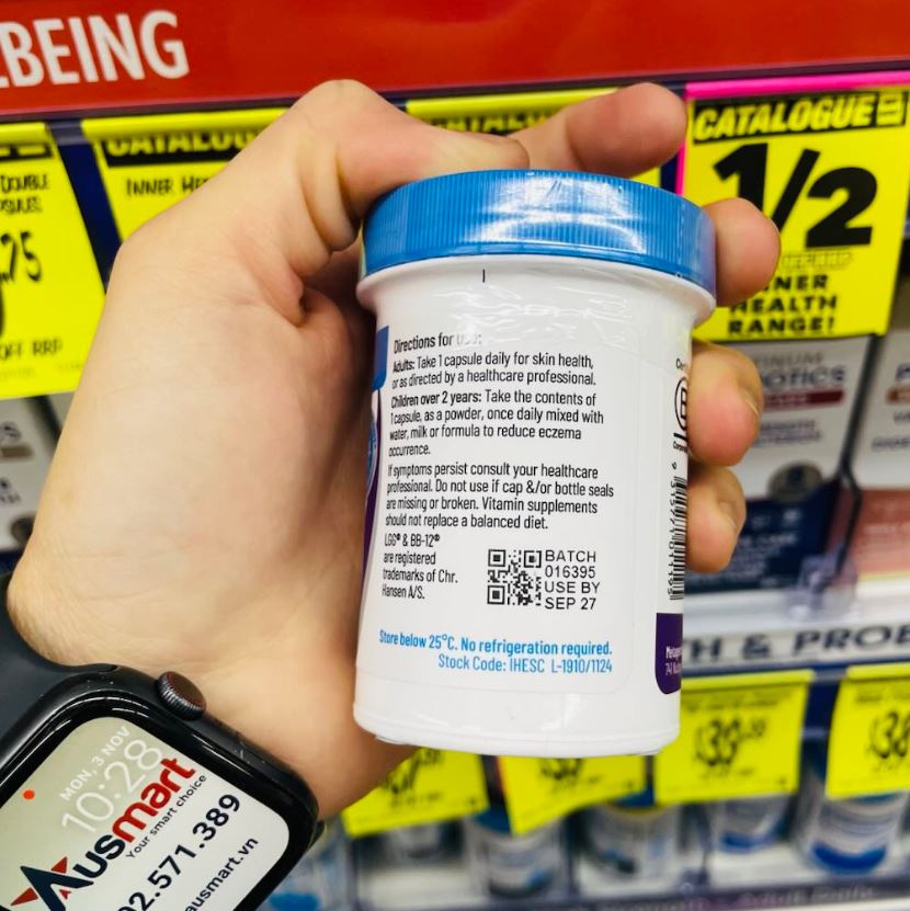 Viên uống bảo vệ sức khỏe da Inner Health Skin Shield 30 viên