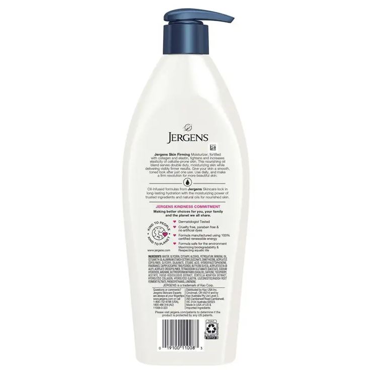 Sữa dưỡng thể làm săn chắc da Jergens Oil Infused Skin Firming Lotion