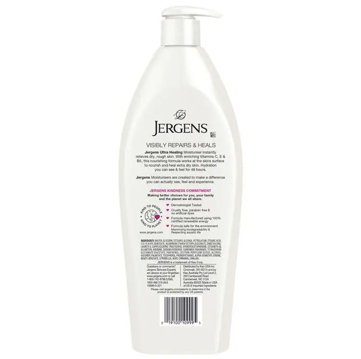 Kem dưỡng ẩm phục hồi da Jergens Ultra Healing Moisturiser