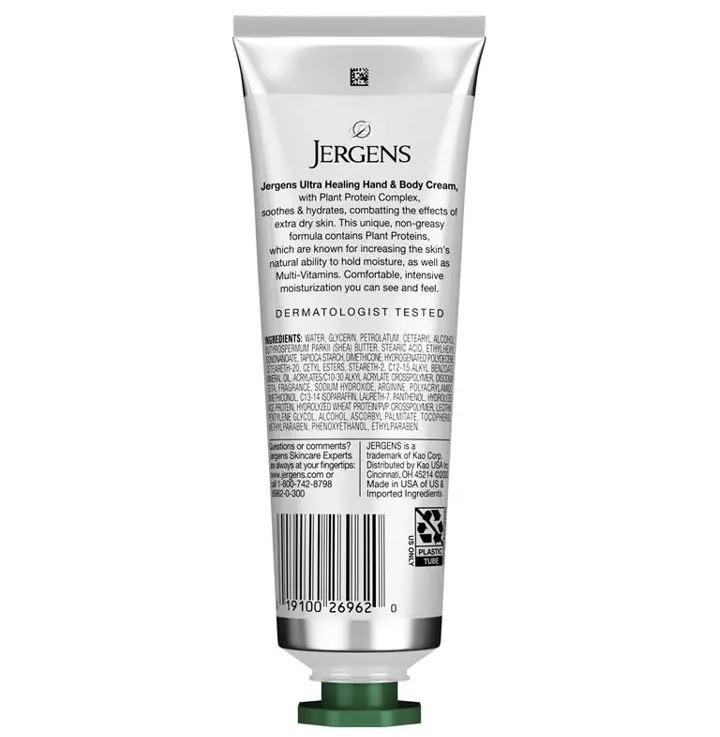 Kem dưỡng ẩm phục hồi da tay và toàn thân Jergens Ultra Healing Plus Hand & Body Cream
