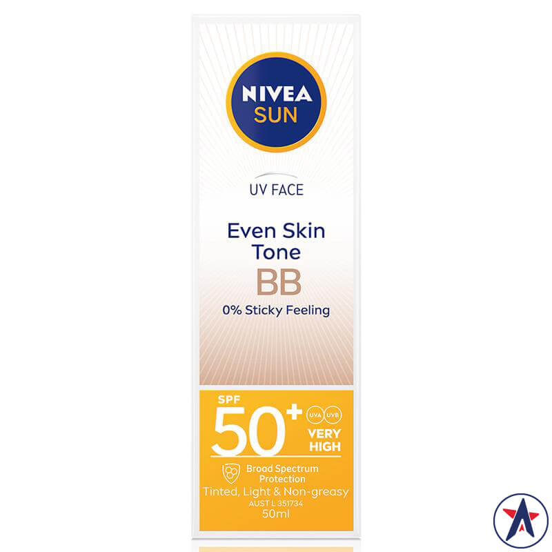 Kem BB Cream Nivea Sun UV Face Sunscreen SPF50 50ml