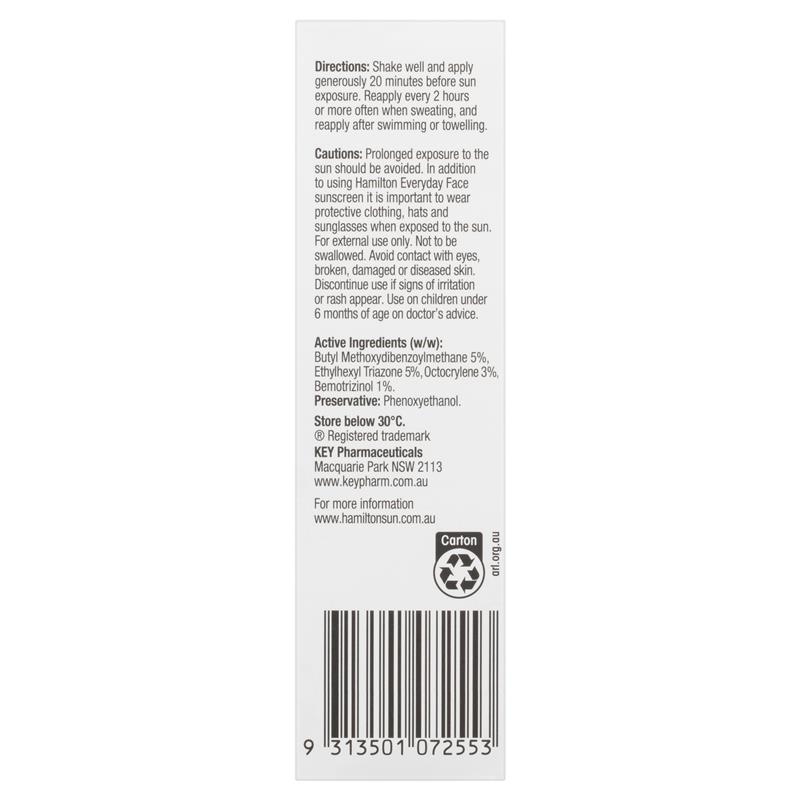 Kem chống nắng Hamilton SPF 50+ Everyday Face Cream 75g | Sản phẩm chính hãng Úc