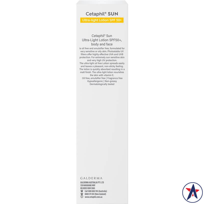 Kem chống nắng siêu nhẹ Cetaphil Sun SPF 50+ Ultra Light Lotion 100ml