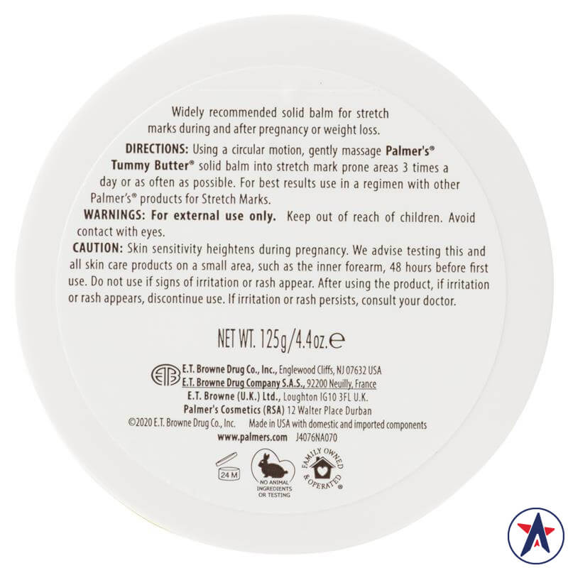 Kem chống rạn da Palmer's Tummy Butter Stretch Marks 125g