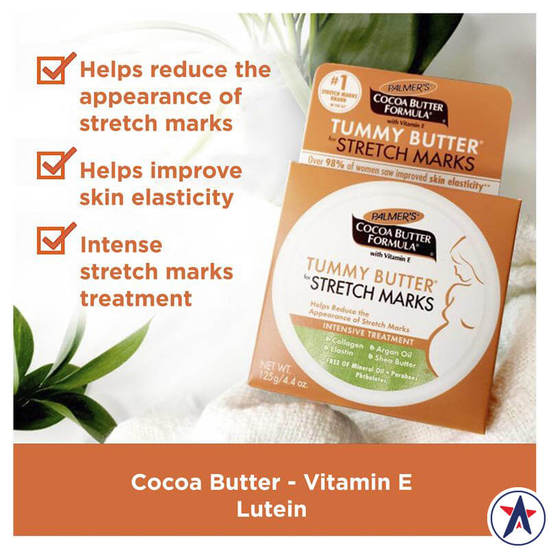 Kem chống rạn da Palmer's Tummy Butter Stretch Marks 125g