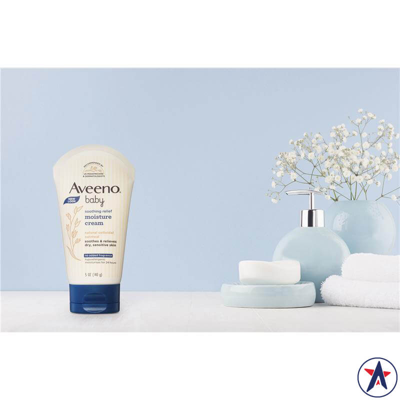 Kem dưỡng ẩm cho bé Aveeno Baby Soothing Relief Moisture 140g